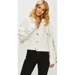 Levi's Made & Crafted - Kurtka. Białe kurtki damskie Levi's® Made & Crafted, s, bez wzorów, z elastanu, krótkie. W wyprzedaży za 499,90 zł.