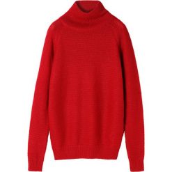 Sweter w kolorze czerwonym. Czerwone swetry damskie TATUUM, s, bez wzorów, z wełny, bez rękawów, bez kaptura. W wyprzedaży za 119,95 zł.