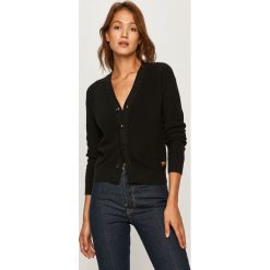 G-Star Raw - Kardigan. Czarne swetry damskie G-Star RAW, s, bez wzorów, z bawełny, retro, bez rękawów, bez kaptura. Za 419,90 zł.