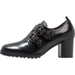 Gabor Ankle boot schwarz. Czarne czółenka damskie Gabor, bez wzorów, ze skóry, bez obcasa. Za 509,00 zł.