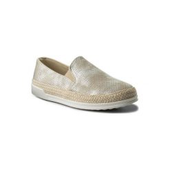 NYLON RED WSLB665-1. Szare półbuty damskie Nylon Red, bez wzorów, ze skóry ekologicznej, bez obcasa, bez zapięcia. Za 59,99 zł.