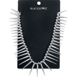 Naszyjniki damskie: Blackheart Spike Shot Bead Naszyjnik srebrny