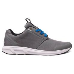 Quiksilver Trampki Voyage Textile Szary / Szary / Biały aqys700034-Xssw (Rozmiar 43). Szare buty sportowe męskie marki Quiksilver. W wyprzedaży za 110,00 zł.
