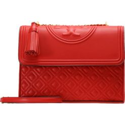 Torebki klasyczne damskie: Tory Burch FLEMING CONVERTIBLE SHOULDER BAG Torba na ramię exotic red