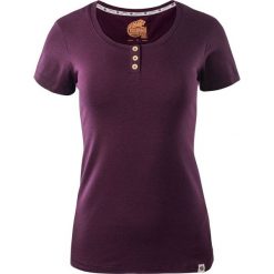 Topy sportowe damskie: IGUANA Koszulka Damska Enita W Italian Plum Melange r. XL