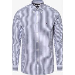 Tommy Hilfiger - Koszula męska, niebieski. Niebieskie koszule męskie TOMMY HILFIGER, xl, w paski, z materiału, bez kołnierzyka, bez rękawów. Za 359,95 zł.