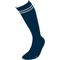 Odzież sportowa męska: JJW Getry piłkarskie Football Deodorant Silver granatowe r. 41-43