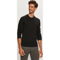 Calvin Klein - Sweter. Szare swetry męskie Calvin Klein, s, z aplikacjami, z jedwabiu, z okrągłym kołnierzem, bez kaptura. W wyprzedaży za 399,90 zł.