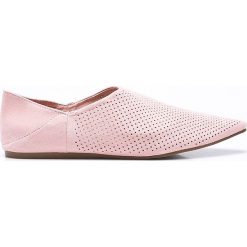Answear - Baleriny Chc-Shoes. Szare baleriny damskie lakierowane ANSWEAR, z materiału. W wyprzedaży za 59,90 zł.