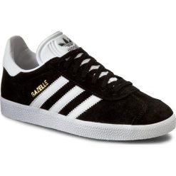 Buty adidas - Gazelle BB5476 Cblack/White/Goldmt. Czarne buty sportowe damskie Adidas, z paskami. W wyprzedaży za 259,00 zł.