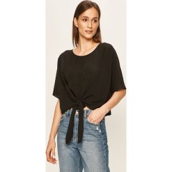 Haily's - Bluzka. Czarne bluzki damskie Haily's, s, bez wzorów, z wiskozy, casualowe, z okrągłym kołnierzem, bez rękawów. W wyprzedaży za 49,90 zł.
