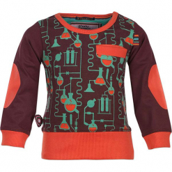 Bluza "Rest My Chemistry" w kolorze brązowo-pomarańczowo-zielonym. Brązowe bluzy niemowlęce 4FunkyFlavours Kids, z aplikacjami. W wyprzedaży za 72,95 zł.