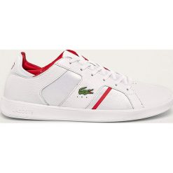 Lacoste - Buty Novas 120. Białe sneakersy męskie Lacoste, na sznurówki. W wyprzedaży za 319,90 zł.