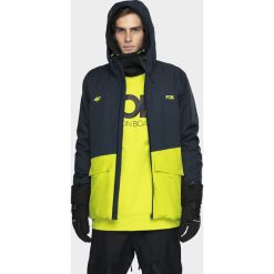 Kurtka snowboardowa męska. Pomarańczowe kurtki męskie na zimę, xxl, bez wzorów, z kapturem. W wyprzedaży za 249,99 zł.