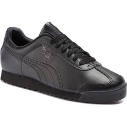 Sneakersy PUMA - Roma Basic 353572 17 Black/Black. Czarne sneakersy męskie Puma, bez zapięcia. W wyprzedaży za 199,99 zł.