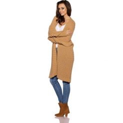 Kardigan z oryginalnymi rękawami kamel. Swetry damskie Lemoniade, na zimę, l, bez wzorów, eleganckie, bez rękawów, bez kaptura. Za 159,90 zł.