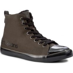 Trampki CALVIN KLEIN JEANS - Aron S0474 Cargo. Zielone półbuty męskie Calvin Klein Jeans, bez wzorów, z jeansu, bez zapięcia. W wyprzedaży za 309,00 zł.