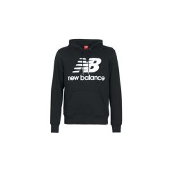 Bluzy New Balance NB SWEATSHIRT. Czarne bluzy męskie New Balance, s, bez wzorów, bez kołnierzyka, bez rękawów, bez kaptura. Za 231,20 zł.