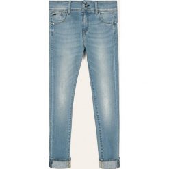 G-Star Raw - Jeansy dziecięce 140-176 cm. Niebieskie jeansy dziewczęce G-Star RAW, m, bez wzorów, z elastanu, retro. Za 299,90 zł.