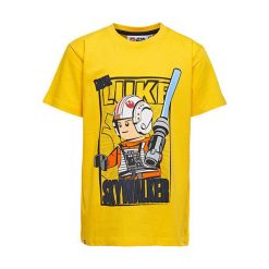 T-shirty chłopięce z nadrukiem: Koszulka „M-72366” w kolorze żółtym