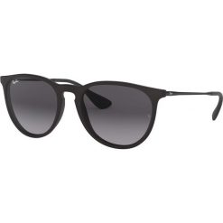 Ray-Ban - Okulary Erika. Czarne okulary przeciwsłoneczne męskie Ray-Ban, z materiału. Za 499,90 zł.