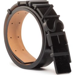 Pasek Damski TWINSET - Cintura 201TO5340 Nero 00006. Czarne paski damskie Twinset, w paski, ze skóry. W wyprzedaży za 469,00 zł.