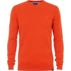 Sweter męski. Czerwone t-shirty męskie marki Ochnik, m, z bawełny, z klasycznym kołnierzykiem. Za 99,90 zł.