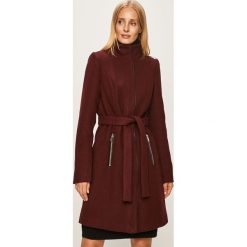 Vero Moda - Płaszcz. Fioletowe kurtki damskie Vero Moda, s, bez wzorów, z bawełny. W wyprzedaży za 279,90 zł.