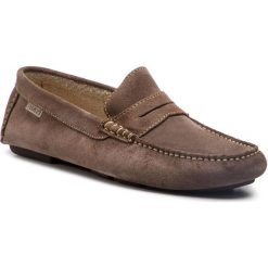 Mokasyny QUAZI - QZ-10-02-000073 203. Pomarańczowe mokasyny męskie QUAZI, ze skóry, eleganckie. Za 319,00 zł.