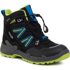 Śniegowce SUPERFIT - GORE-TEX 5-00401-00 S Schwarz/Grun. Czarne śniegowce chłopięce Superfit, bez zapięcia, gore-tex. Za 379,00 zł.