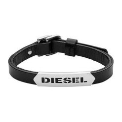 Diesel Męska bransoletka skóra DX0999040. Bransoletki męskie Diesel. W wyprzedaży za 456,00 zł.