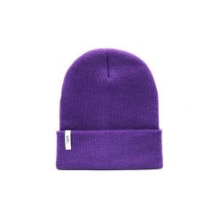 Czapka Beanie Purple Plum. Fioletowe czapki męskie Harp Team, bez wzorów, z dzianiny. Za 59,00 zł.