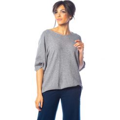 Sweter "Harper" w kolorze jasnoszarym. Szare swetry damskie So Cachemire, s, bez wzorów, z kaszmiru, bez rękawów, bez kaptura. W wyprzedaży za 175,95 zł.