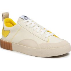 Sneakersy DIESEL - S-bully Y02134 P1331 H7939 Tofu/Empire Yellow. Brązowe sneakersy męskie Diesel, na co dzień, bez wzorów, ze skóry ekologicznej, bez zapięcia. W wyprzedaży za 379,00 zł.