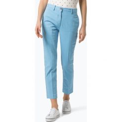 Tommy Hilfiger - Spodnie damskie, niebieski. Niebieskie spodnie damskie TOMMY HILFIGER, bez wzorów. Za 329,95 zł.