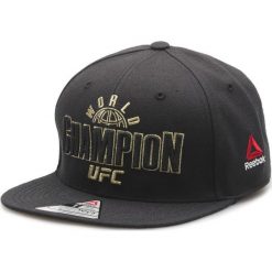 Reebok UFC Champion Czapka z daszkiem Czarny. Czarne czapki męskie Reebok, bez wzorów, z wełny. Za 145,95 zł.