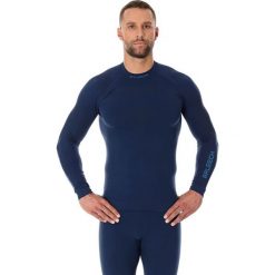 Bejsbolówki męskie: Brubeck Bluza męska Thermo z długim rękawem granatowa r. L (LS13040)
