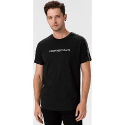 Calvin Klein Koszulka Czarny. Czarne podkoszulki męskie Calvin Klein, s, z nadrukiem, z bawełny, z krótkim rękawem. Za 206,95 zł.
