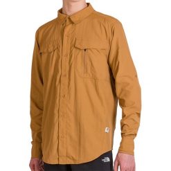 THE NORTH FACE SEQUOIA > 0A2XJWWXE. Koszule męskie The North Face, xxl, bez wzorów, z tkaniny, eleganckie, bez kołnierzyka, z krótkim rękawem. W wyprzedaży za 199,99 zł.