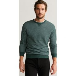 Mango Man - Sweter Antigua. Pomarańczowe swetry męskie Mango Man, xl, bez wzorów, z bawełny, z okrągłym kołnierzem, bez kaptura. Za 89,90 zł.