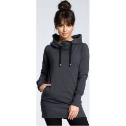 Bewear Bluza Damska M Ciemnoszary. Czarne bluzy damskie BeWear, m, bez wzorów, bez rękawów, z kapturem. Za 225,00 zł.