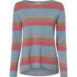 Marie Lund - Sweter damski z czystego kaszmiru, szary. Szare swetry damskie marki Marie Lund, s, w paski, z kaszmiru, bez rękawów, bez kaptura. Za 349,95 zł.