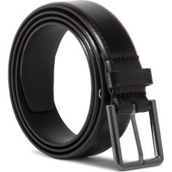 Pasek Męski CALVIN KLEIN - 30Mm Brogue Bombed Belt K50K505452 BAX. Czarne paski męskie Calvin Klein, w paski, ze skóry. W wyprzedaży za 189,00 zł.