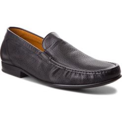 Mokasyny GINO ROSSI - Romeo MWC776-M77-5J00-9900-0 99. Czarne mokasyny męskie Gino Rossi, ze skóry, eleganckie. W wyprzedaży za 199,00 zł.