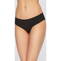 Dkny - Figi. Czarne majtki damskie DKNY, xl, bez wzorów, z bawełny. W wyprzedaży za 99,90 zł.