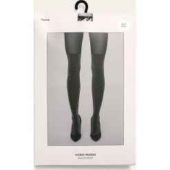 Vero Moda - Rajstopy. Czarne pończochy damskie Vero Moda, bez wzorów. Za 59,90 zł.