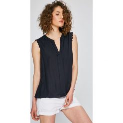 Only - Top Kimmi. Białe bluzki damskie marki ONLY, z bawełny, casualowe, bez rękawów. W wyprzedaży za 59,90 zł.