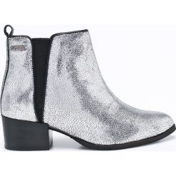 Pepe Jeans - Botki. Szare botki damskie lity Pepe Jeans, z jeansu. W wyprzedaży za 299,90 zł.