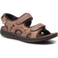Sandały GO SOFT MI07-ESSAAR-02. Brązowe sandały męskie GO SOFT, ze skóry, bez zapięcia. Za 119,99 zł.