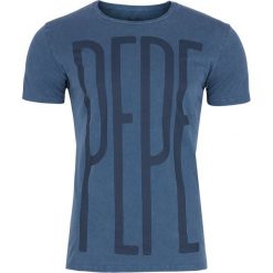T-shirt Pepe Jeans. Szare t-shirty męskie Pepe Jeans, m, bez wzorów, z jeansu, vintage, bez kołnierzyka. Za 99,00 zł.